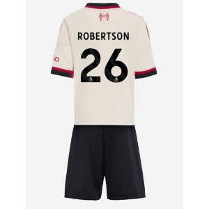 Fotbalové Dres Liverpool Andrew Robertson #26 Dětské Venkovní Oblečení 2025-26 Krátký Rukáv (+ trenýrky)